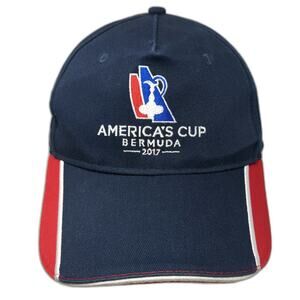 America's Cup 5 Panel Blue One Size Bermuda 2017 Sailing XL Catlin Cotton Hat